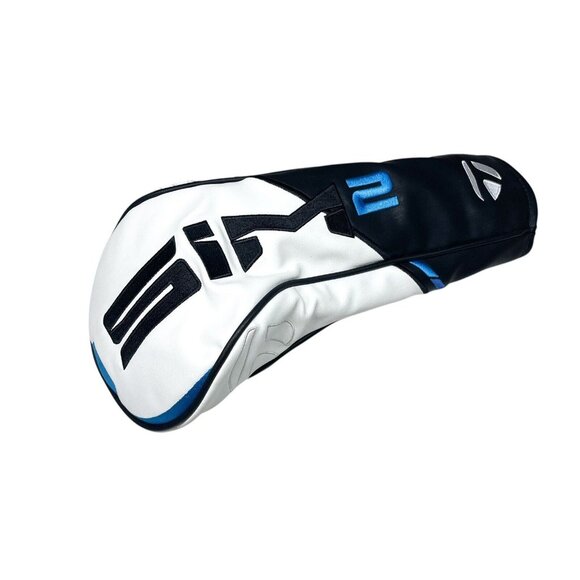 TaylorMade Sim 2 Golf Driver Head Cover Blue White Black - Picture 1 of 8
